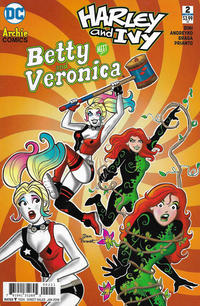 Cover Thumbnail for Harley & Ivy Meet Betty & Veronica (DC, 2017 series) #2 [Dan Parent Cover]