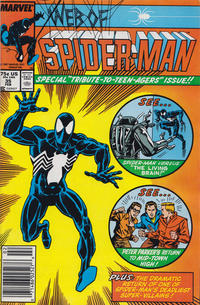 Cover Thumbnail for Web of Spider-Man (Marvel, 1985 series) #35 [Newsstand]