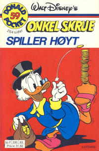 Cover Thumbnail for Donald Pocket (Hjemmet / Egmont, 1968 series) #59 - Onkel Skrue spiller høyt [2. utgave bc-F 330 63]