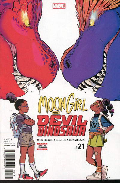 Cover for Moon Girl and Devil Dinosaur (Marvel, 2016 series) #21