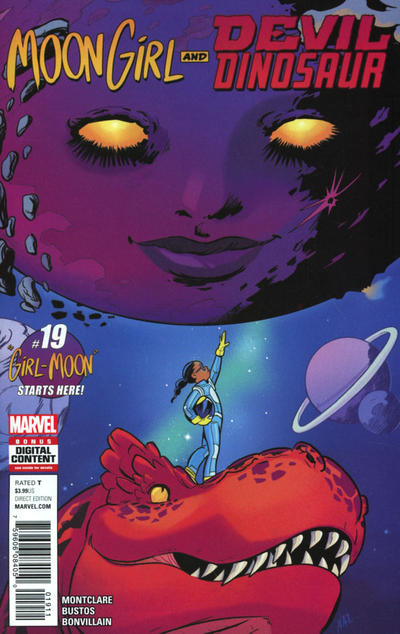 Cover for Moon Girl and Devil Dinosaur (Marvel, 2016 series) #19