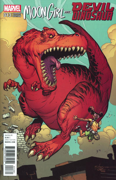 Cover for Moon Girl and Devil Dinosaur (Marvel, 2016 series) #13 [Incentive Ryan Stegman Classic Variant]