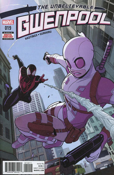 Cover for The Unbelievable Gwenpool (Marvel, 2016 series) #19