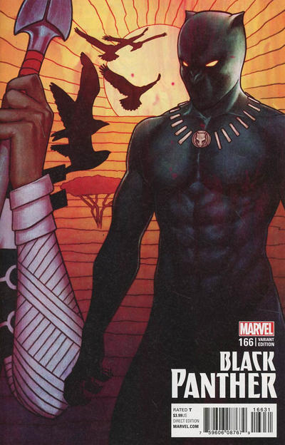 Cover for Black Panther (Marvel, 2016 series) #166 [Jenny Frison Connecting Cover]
