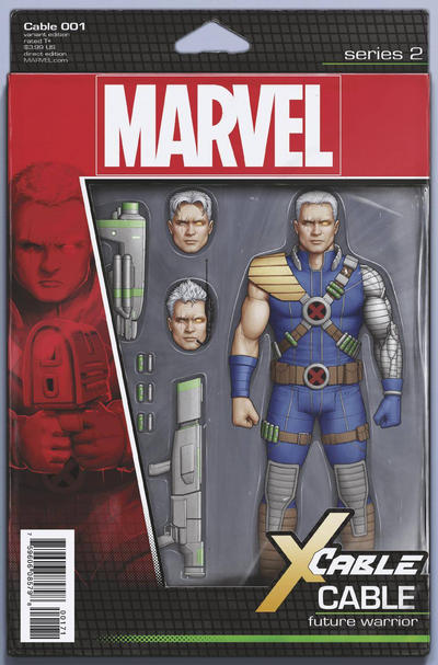 Cover for Cable (Marvel, 2017 series) #1 [John Tyler Christopher Action Figure (Cable)]