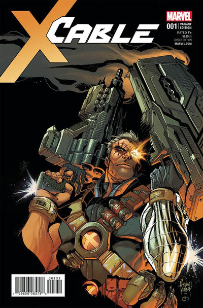 Cover for Cable (Marvel, 2017 series) #1 [Incentive Adam Kubert Variant]