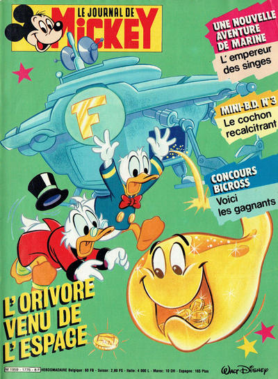 Cover for Le Journal de Mickey (Hachette, 1952 series) #1776