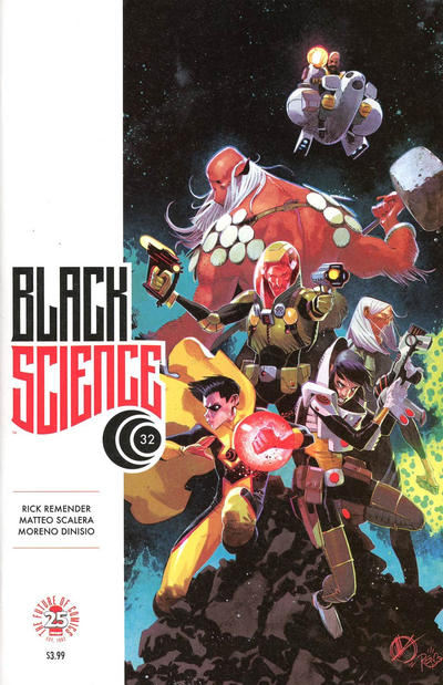 Cover for Black Science (Image, 2013 series) #32 [Cover A - Matteo Scalera]