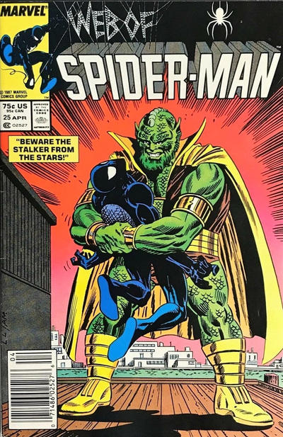 Cover for Web of Spider-Man (Marvel, 1985 series) #25 [Newsstand]