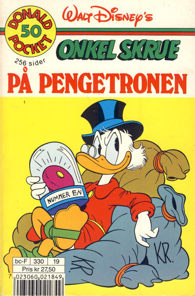 Cover for Donald Pocket (Hjemmet / Egmont, 1968 series) #50 - Onkel Skrue på pengetronen [2. utgave bc-F 330 19]