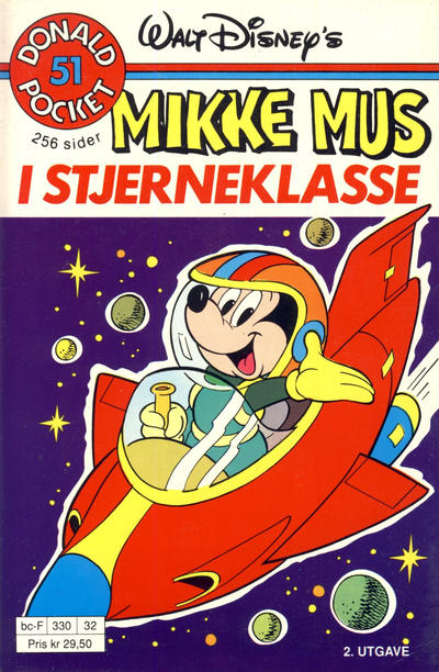Cover for Donald Pocket (Hjemmet / Egmont, 1968 series) #51 - Mikke Mus i stjerneklasse [2. utgave bc-F 330 32]