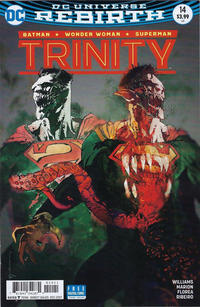 Cover Thumbnail for Trinity (DC, 2016 series) #14 [Bill Sienkiewicz Variant Cover]