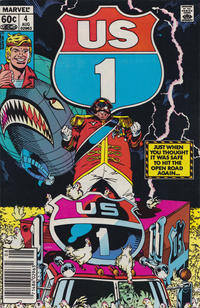 Cover Thumbnail for U.S. 1 (Marvel, 1983 series) #4 [Newsstand]