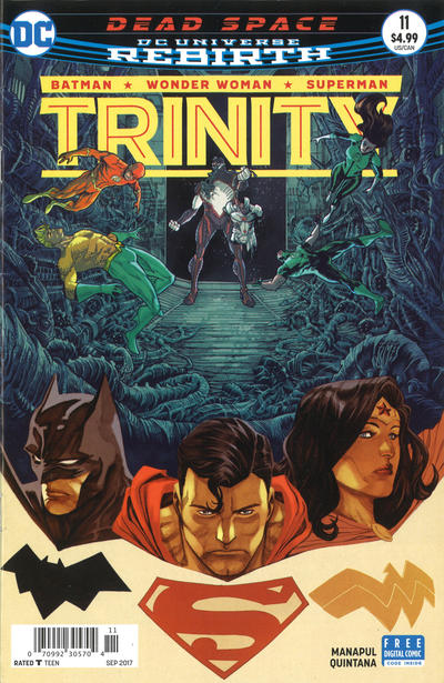 Cover for Trinity (DC, 2016 series) #11 [Newsstand]