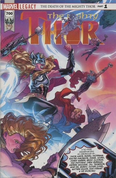Cover for Mighty Thor (Marvel, 2016 series) #700