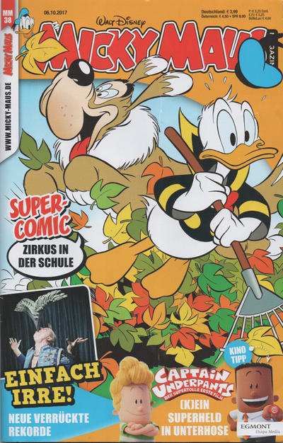 Cover for Micky Maus (Egmont Ehapa, 1951 series) #38/2017