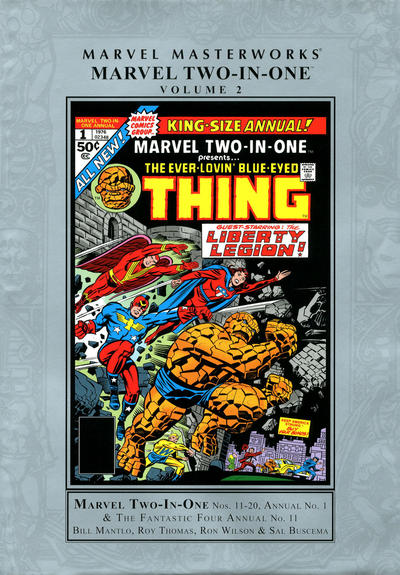 Cover for Marvel Masterworks: Marvel Two-in-One (Marvel, 2013 series) #2 [Regular Edition]