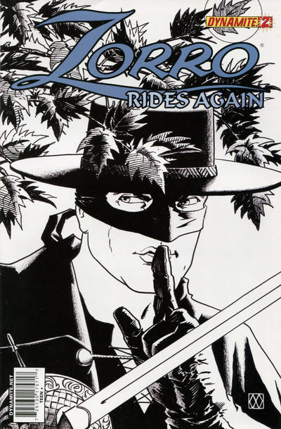 Cover for Zorro Rides Again (Dynamite Entertainment, 2011 series) #2 [Retailer Incentive Cover]