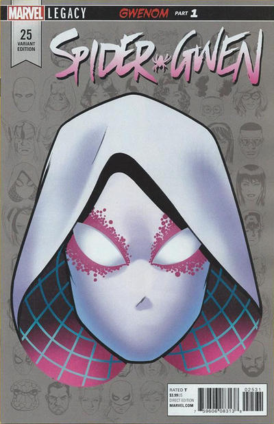 Cover for Spider-Gwen (Marvel, 2015 series) #25 [Variant Edition - Legacy Headshot - Mike McKone Cover]