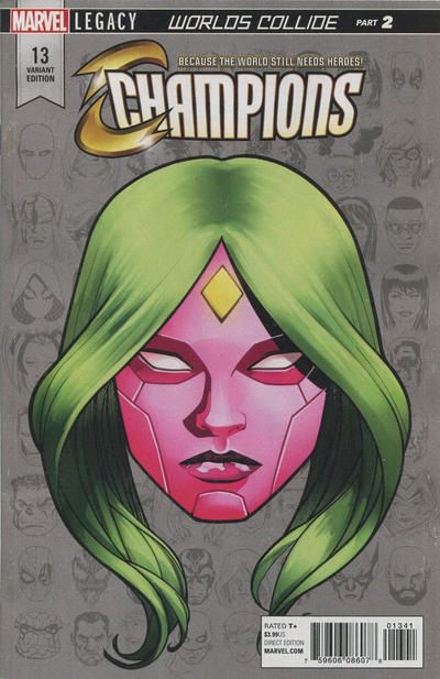 Cover for Champions (Marvel, 2016 series) #13 [Mike McKone Legacy Headshot Cover]