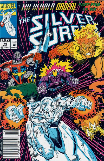 Cover for Silver Surfer (Marvel, 1987 series) #74 [Newsstand]
