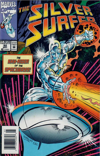 Cover for Silver Surfer (Marvel, 1987 series) #92 [Newsstand]