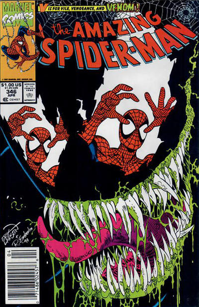 Cover for The Amazing Spider-Man (Marvel, 1963 series) #346 [Newsstand]