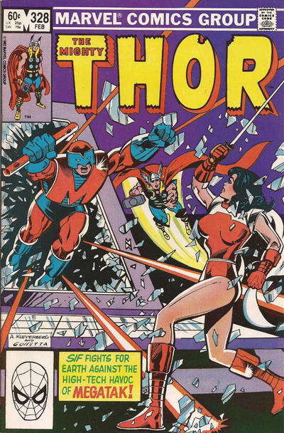Cover for Thor (Marvel, 1966 series) #328 [Direct]