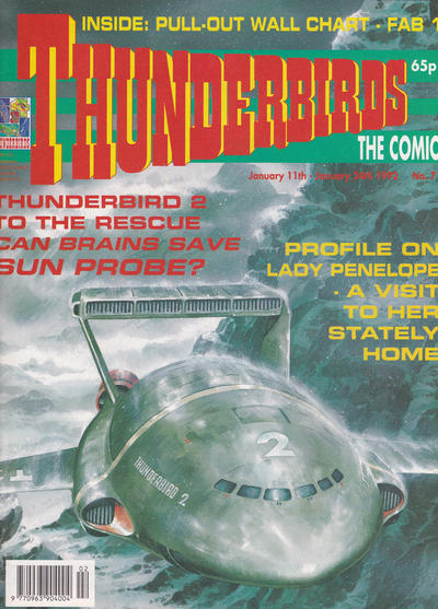 Cover for Thunderbirds: The Comic (Fleetway Publications, 1991 series) #7