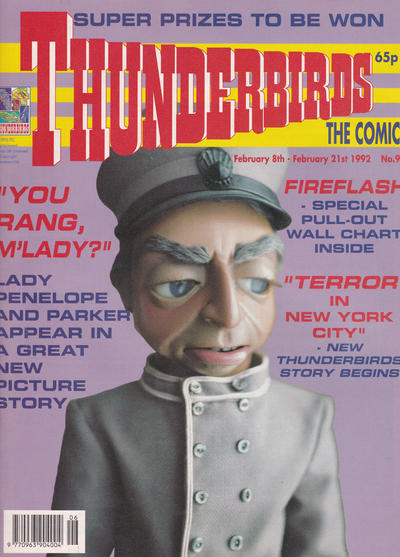 Cover for Thunderbirds: The Comic (Fleetway Publications, 1991 series) #9