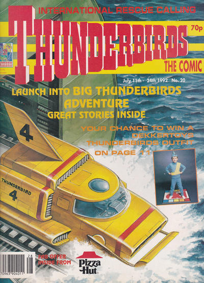 Cover for Thunderbirds: The Comic (Fleetway Publications, 1991 series) #20