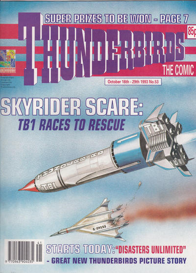 Cover for Thunderbirds: The Comic (Fleetway Publications, 1991 series) #53