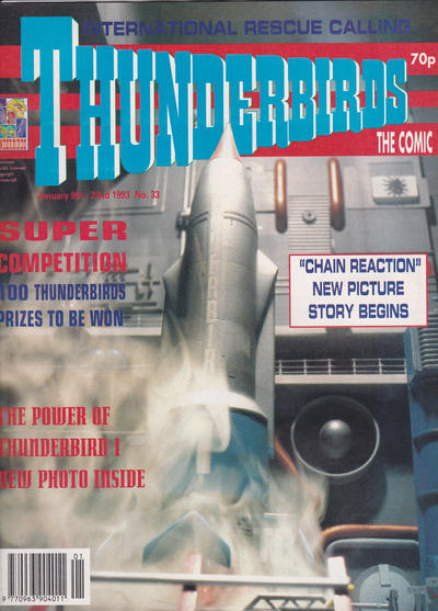 Cover for Thunderbirds: The Comic (Fleetway Publications, 1991 series) #33