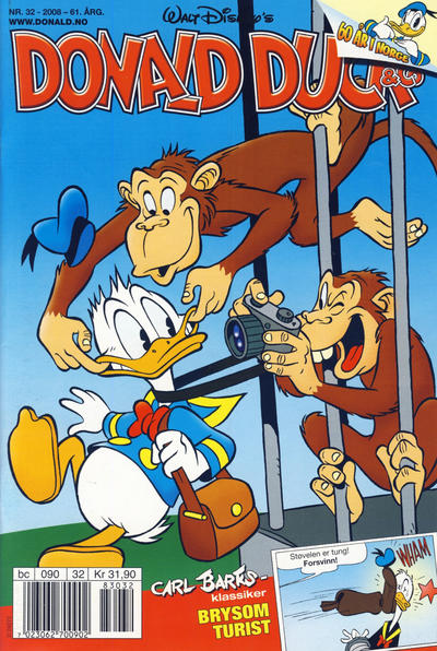Cover for Donald Duck & Co (Hjemmet / Egmont, 1948 series) #32/2008