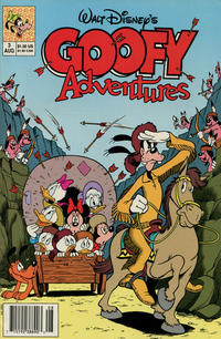 Cover Thumbnail for Goofy Adventures (Disney, 1990 series) #3 [Newsstand]