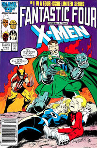 Cover for Fantastic Four vs. X-Men (Marvel, 1987 series) #1 [Newsstand]