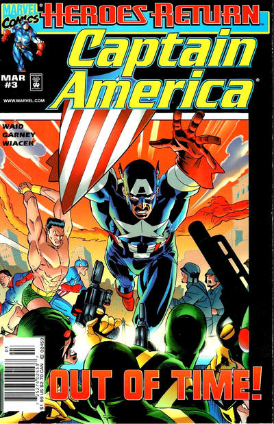 Cover for Captain America (Marvel, 1998 series) #3 [Direct Edition]