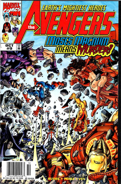 Cover for Avengers (Marvel, 1998 series) #9 [Newsstand]