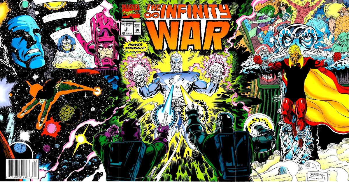Cover for The Infinity War (Marvel, 1992 series) #5 [Newsstand]