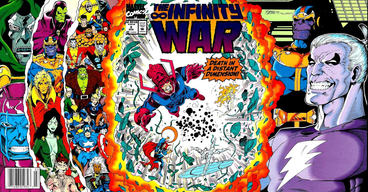 Cover for The Infinity War (Marvel, 1992 series) #3 [Newsstand]