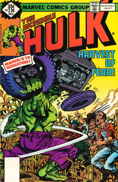 Cover for The Incredible Hulk (Marvel, 1968 series) #230 [Whitman]