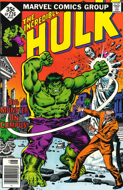 Cover for The Incredible Hulk (Marvel, 1968 series) #226 [Whitman]