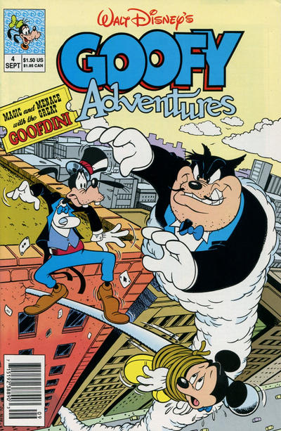 Cover for Goofy Adventures (Disney, 1990 series) #4 [Newsstand]