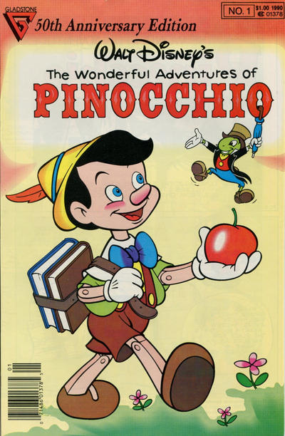 Cover for Walt Disney's Pinocchio Special (Gladstone, 1990 series) #1 [Newsstand]