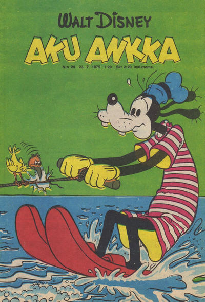 Cover for Aku Ankka (Sanoma, 1951 series) #29/1975