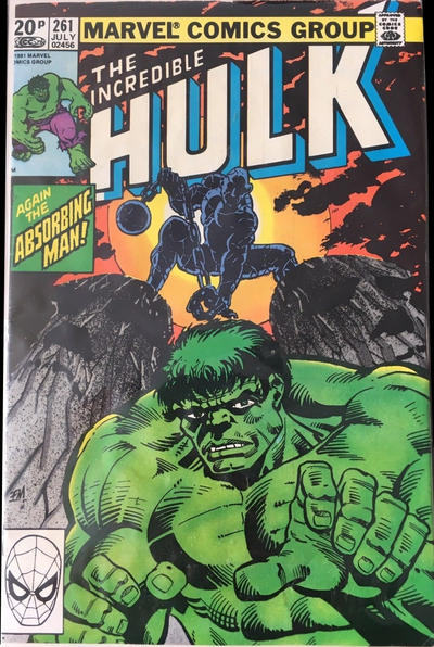Cover for The Incredible Hulk (Marvel, 1968 series) #261 [British]