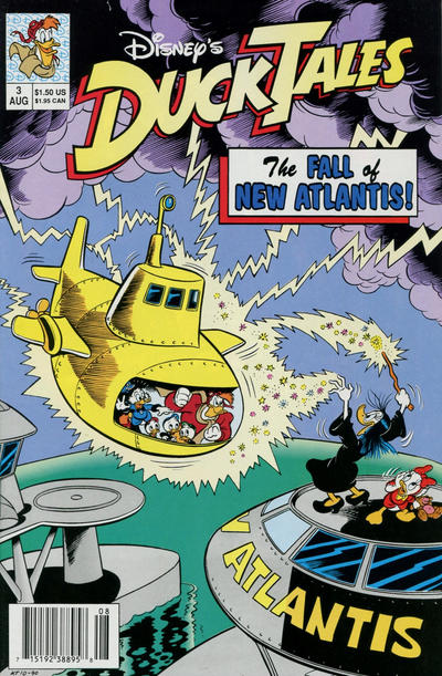Cover for DuckTales (Disney, 1990 series) #3 [Newsstand]