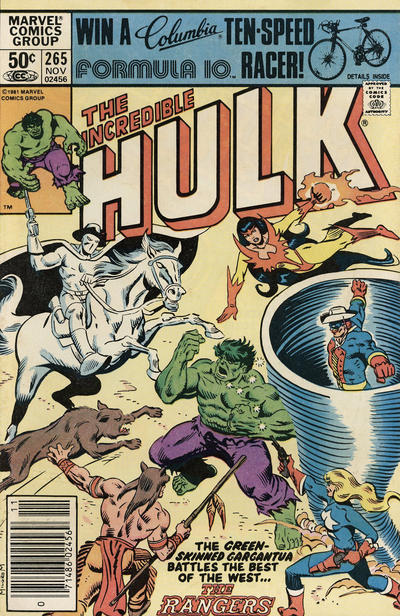 Cover for The Incredible Hulk (Marvel, 1968 series) #265 [Newsstand]