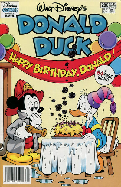 Cover for Donald Duck (Gladstone, 1986 series) #286 [Newsstand]