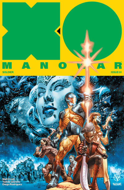 Cover for X-O Manowar (2017) (Valiant Entertainment, 2017 series) #1 [Third Printing]